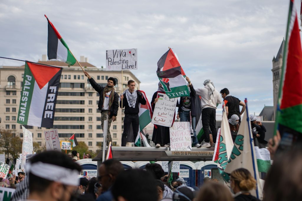 palestine rally