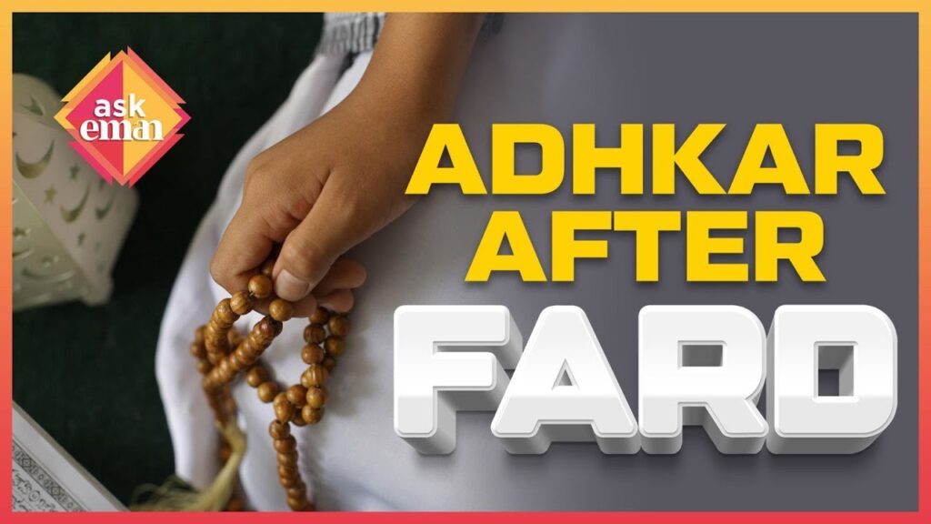 Can Adhkar Be Done Only After Fard Prayer?